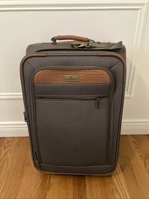 Tommy Bahama Rolling Luggage Travel Bag 21" Expandable Upright Canvas Summer - Image 1 of 4