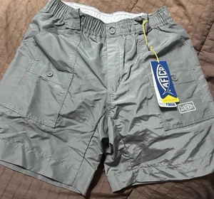 Pantalones Cortos de Pesca AFTCO Originales Para Hombre Talla 30 Gris Nylon Nuevos con Etiquetas - Imagen 1 de 4