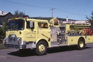 Carbondale PA Engine 4 1978 Mack CF Pumper - Fire Apparatus Slide - Picture 1 of 1