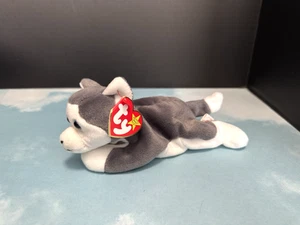 Ty Beanie Baby Nanook The Husky Dog 7.5 Inch Plush toy 1996 - Picture 1 of 9