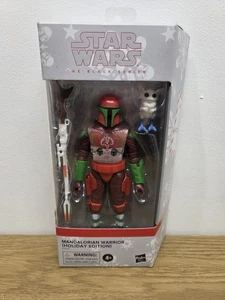 Star Wars Hasbro Black Series Mandalorian Warrior Holiday Edition 6” Figure - Picture 1 of 2