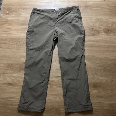 L.L.Bean Womens Olive Green Hiking Pants Outdoor Casual Trousers 18W - Image 1 of 4