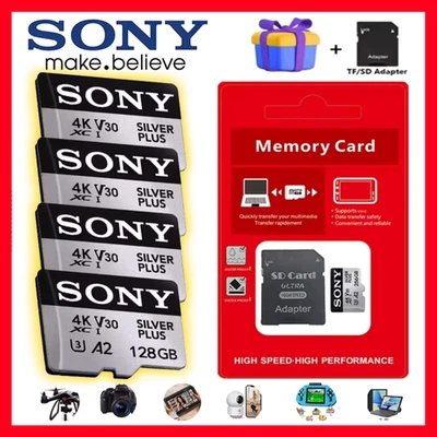 1TB 512GB 256GB 128GB 64GB Capacity Micro SD Card SD Memory Card High Speed - Image 1 of 4
