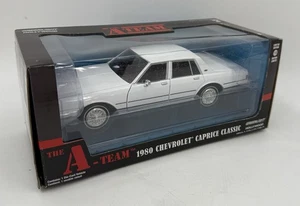 The A-Team 1980 Chevrolet Caprice Classic weiß 1:18 Diecast Greenlight Neu NIB - Bild 1 von 11