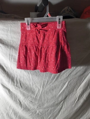 De Colección Niñas Falda Elastizada Gloria Desteñida Talla 6 Niñas Pequeñas Rojo Diseño Manzana Foto 1 de 4