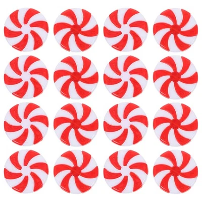  50 Pcs Candy DIY Pendant Peppermint Christmas Tree Decorations Mini Cane - image 1 of 4