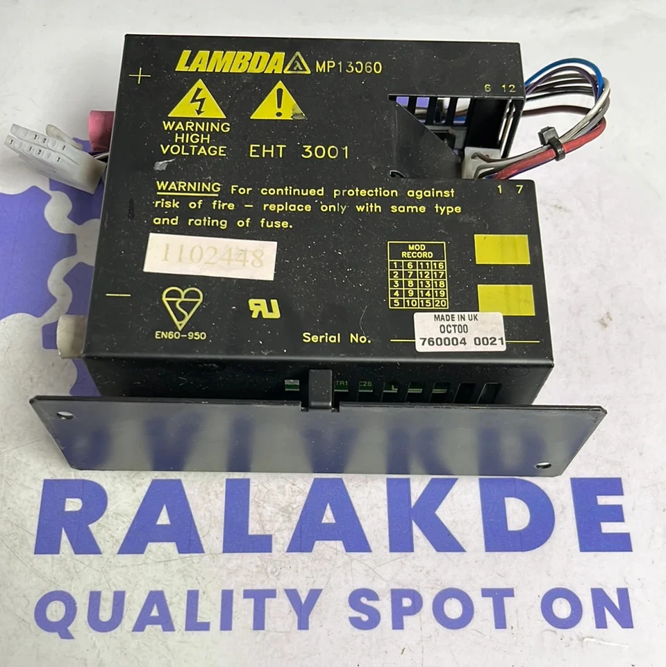 LAMBDA MP13060 EHT3001 EHT 3001MP13060 - Image 1 of 1