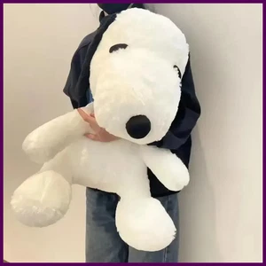 Juguete de peluche Kawaii tamaño grande Snoopy perro blanco almohada suave muñeca de peluche dibujos animados - Imagen 1 de 24