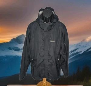 Giacca antipioggia uomo Marmot Membrain 2XL XXL nera con cappuccio outdoor impermeabile - Foto 1 di 6