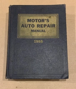 1955 Motor Auto Repair Manual - Domestic US Cars Ford Chevy Desoto Nash and MORE - Picture 1 of 4
