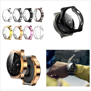 Watch Case Plated Frame Cover Displayschutzfolie Shell für Huawei Watch GT2 Pro - Bild 1 von 17