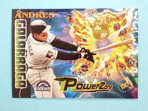 1995 Topps Stadium Club Power Zone SOLO MIEMBROS Andrés Galarraga Rockies #PZ6 - Imagen 1 de 2