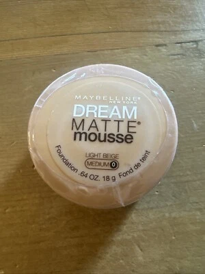 Maybelline Dream Matte Mousse Light Beige Medium 0 Foundation .64oz - Image 1 of 2