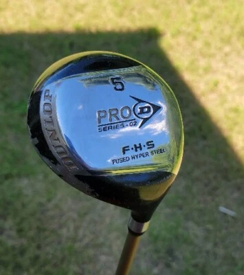 Club de Golf Dunlop Pro D Series-02 F-H-S #5 Driver Usado en Excelente Condición Foto 1 de 4