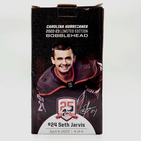Seth Jarvis #24 2022-23 Limited Edition Bobblehead Carolina Hurricanes Cover