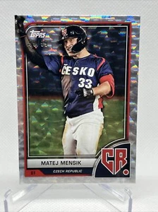 2023 Topps World Baseball Classic MATEJ MENSIK ICE #99/99 Czech Republic #32 - Picture 1 of 7