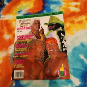 WWF Magazine April 1992 Hulk Hogan, Ric Flair, Macho Man Randy Savage Undertaker - Picture 1 of 24