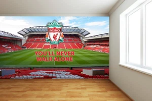 Beautiful Game Official Liverpool FC Anfield FULL WALL MURAL Wall Sticker - Picture 1 of 6