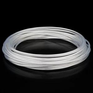 Linea cavo cavo OCC placcato argento 10 m/32,8 piedi 0,75 mm2 37 fili * 0,16 mm fai da te - Foto 1 di 8
