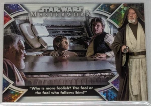 Obi-Wan Kenobi Quote Card OB1-6 Topps Masterwork Star Wars 2022 Base Insert - Picture 1 of 1