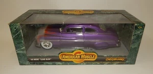 Ertl 1/18 Purple 1949 Mercury Lead Sled American Muscle Car MIB NRFB - Picture 1 of 2