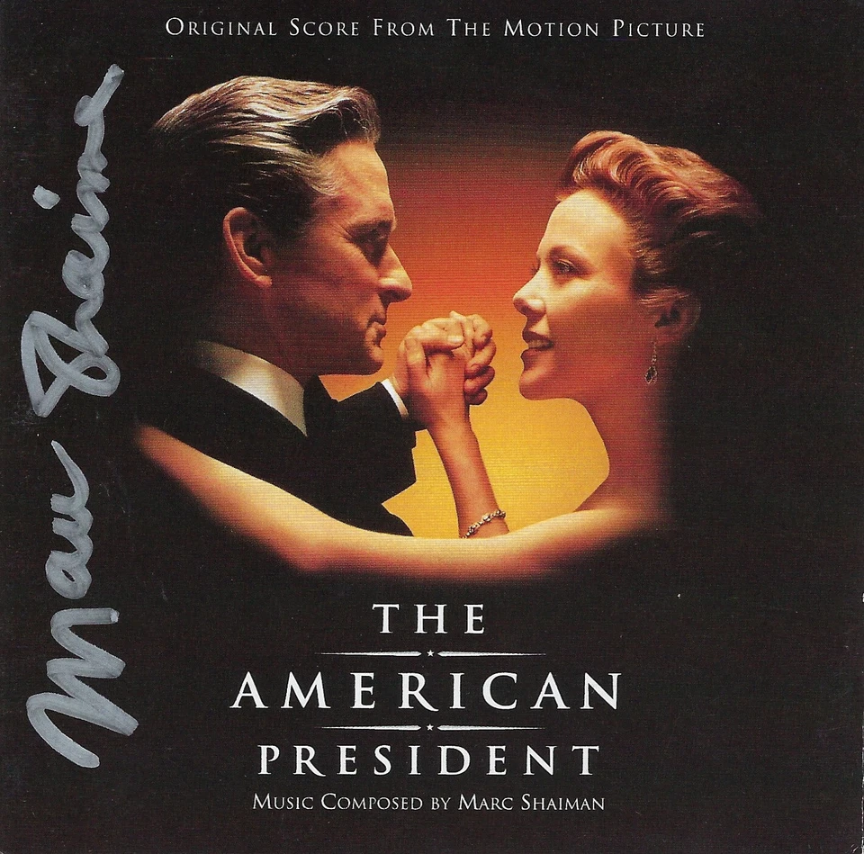 The American President (1995) Score CD / signed by Composer Marc Shaiman - Bild 1 von 2