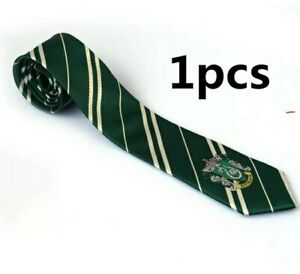 Cravatta adulto Harry Potter con stemma Serpeverde Slytherin