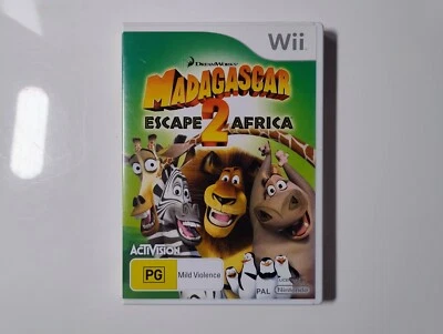 Madagascar: Escape 2 Africa Nintendo Wii AUS PAL -TESTED- - Image 1 of 4