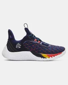 Under Armour Stephen Curry 9 Flow We Believe Warriors azul marino naranja negro 406 - Imagen 1 de 12