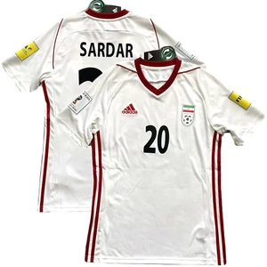 2017/18 IRAN Home Jersey #20 Sardar XSmall Adidas World Cup QUALIFIERS NEW - Picture 1 of 12