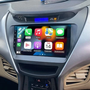 For Hyundai Elantra 2011-2013 Android 12 Car Stereo Apple CarPlay GPS Radio NAVI - Picture 1 of 17