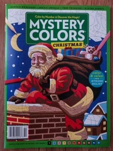 MYSTERY COLORS - Color by Number Magazine - CHRISTMAS  - Picture 1 of 2