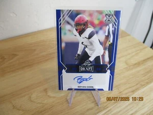 2022 Bryan Cook Auto Football Card - R0-4174 - Bild 1 von 2