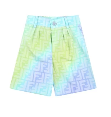 FENDI boys Kids All-Over Printed Shorts age 3 Yrs BNWT RRP £540 - Image 1 of 4