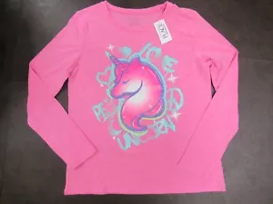 NWT! The Childrens Place Girls Size 10/12 Graphic Unicorn Shirt - Picture 1 of 5
