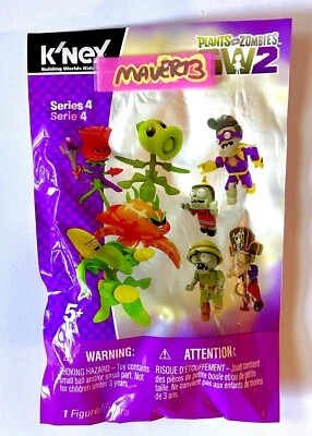 K'NEX Plants vs. Zombies Series 4 PVZ Mystery Pack Blind Bag KNEX Walkers #53040 - Image 1 of 2