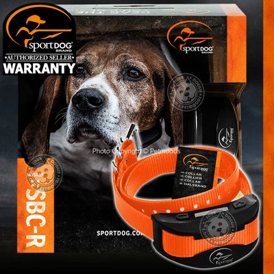 NEW! SportDOG NoBark SBC-R Rechargeable No Bark Dog Collar Orange Submersible - Image 1 of 4