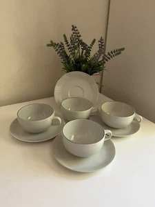 Royal Copenhagen set for 4 cups & saucers 3074 design from 1963 by Goethe Meyer - Picture 1 of 7
