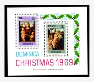 GTSTAMPS, Dominica, Sc #290a, MNH, 1969, S/S, WEIHNACHTEN, FEIERTAG, KRIPPE - Bild 1 von 1