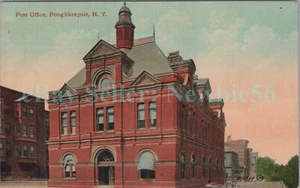Poughkeepsie NY - OLD POST OFFICE BUILDING NEXT TO NELSON HOUSE - Postcard - Picture 1 of 2