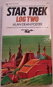 Libro de bolsillo Star Trek Log Two de Alan Dean Foster 1974 - Imagen 1 de 6