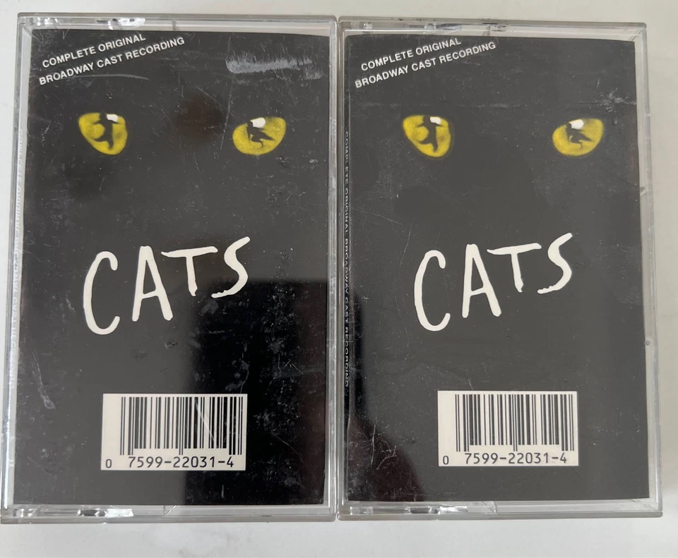 CATS Complete Original Broadway Cast Recording 2 Cassette Tape Set - Image 1 of 1