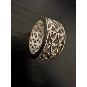 Anello in argento con motivo cuore | Misura 8 - Foto 1 di 5