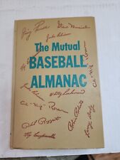 1954 Edition The Mutual Baseball Almanac Roger Kahn HC Book