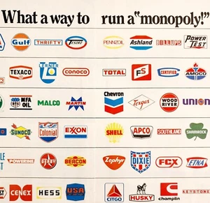 1976 Union Oil Company California Gas Monopoly Advertisement Automobilia HM2B - Picture 1 of 2
