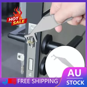 Mini Firefighter Lock Opener Portable Pry Bar Hand Tool Locksmith Tool Door CC - Picture 1 of 11