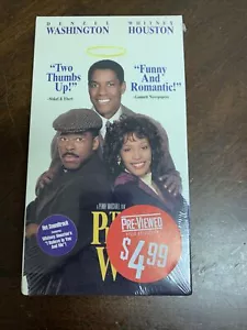 The Preacher's Wife VHS 1997 Denzel Washington Whitney Houston Sealed Pre-viewed - Picture 1 of 3