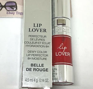 LANCOME #356 LIP LOVER BELLE DE ROUGE 8H HIDRATACIÓN COLOR HÚMEDO CAJA PERFECCIONADORA DE LABIOS - Imagen 1 de 12