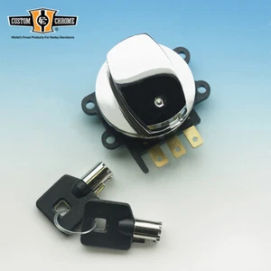 Side Hinge Ignition Switch Fits For Harley Softail 1996-2010 Road King 1994-2013 - Picture 1 of 1