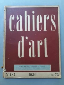 Cahiers d’Art Nº 1-4 Henri Matisse - Pablo Picasso Joan Miró Fernand Leger - Picture 1 of 6